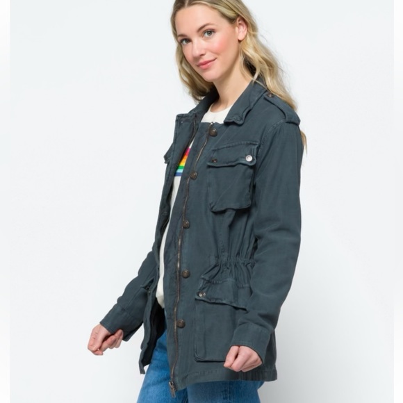 Free People Not Your Brothers Surplus Jacket NWT - Picture 3 of 7